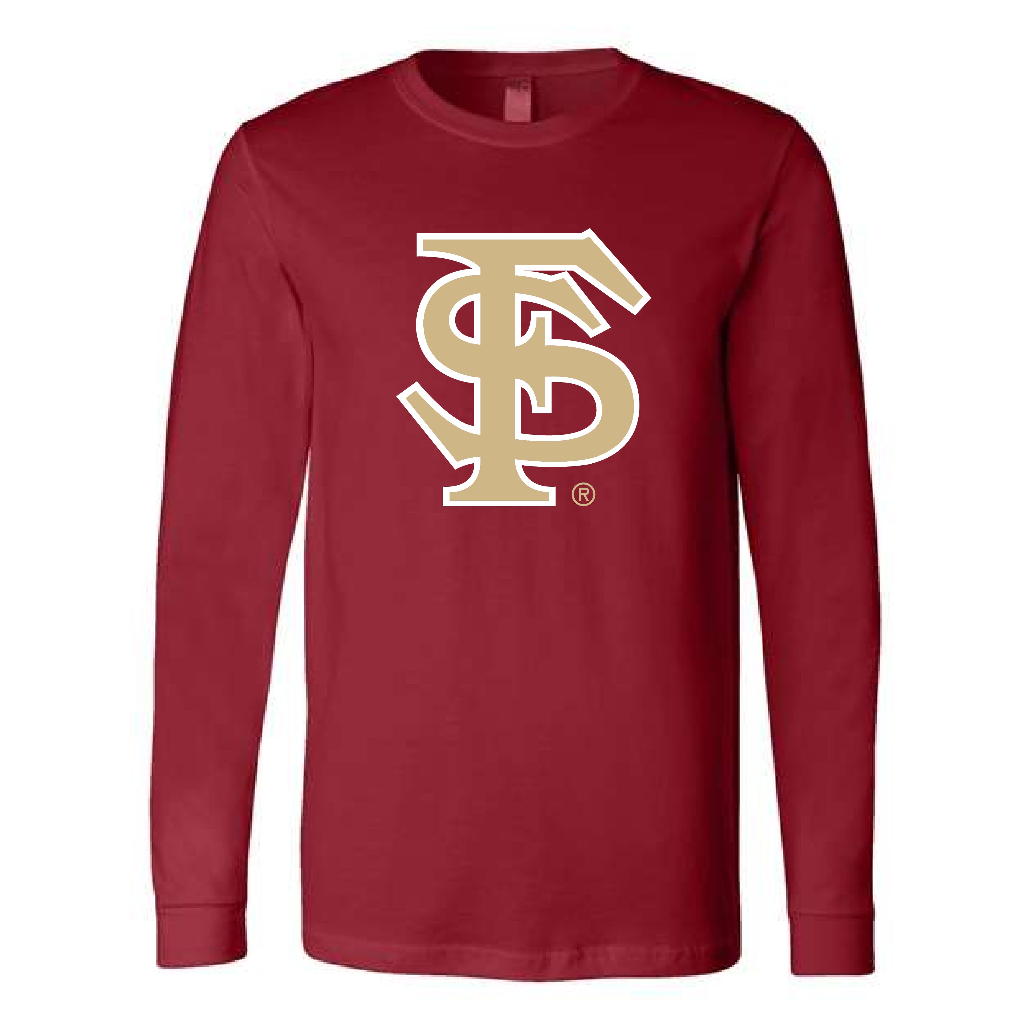The FSU Logo | Cardinal Long Sleeve – Scarlet & Gold