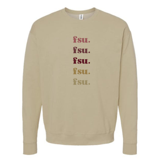 The FSU Repeat | Sand Sweatshirt