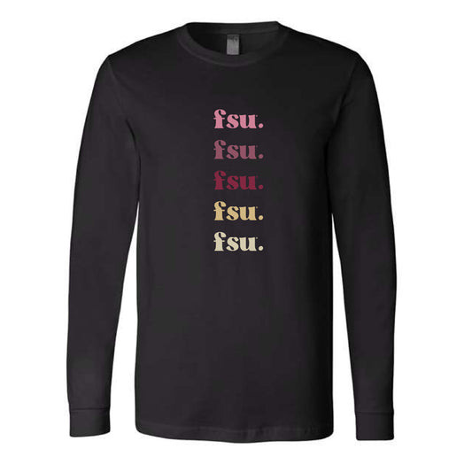 The FSU Repeat | Black Long Sleeve