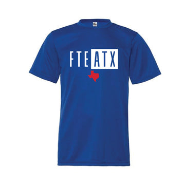 The FTE ATX | Youth True Royal Sport-Tek Tee