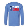 The FTE Texas | Heather Columbia Blue Long Sleeve Tee