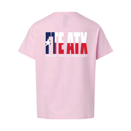 The FTE Texas | Youth Light Pink Tee