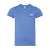 The FTE Texas | Youth Heather Columbia Blue Tee