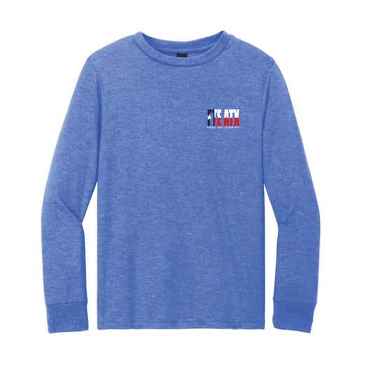 The FTE Texas | Youth Royal Frost Long Sleeve Tee