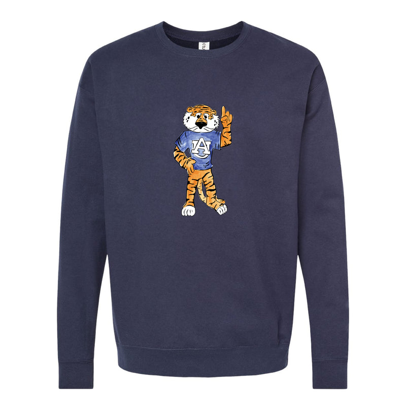 The Full Body Aubie | Navy Sweatshirt