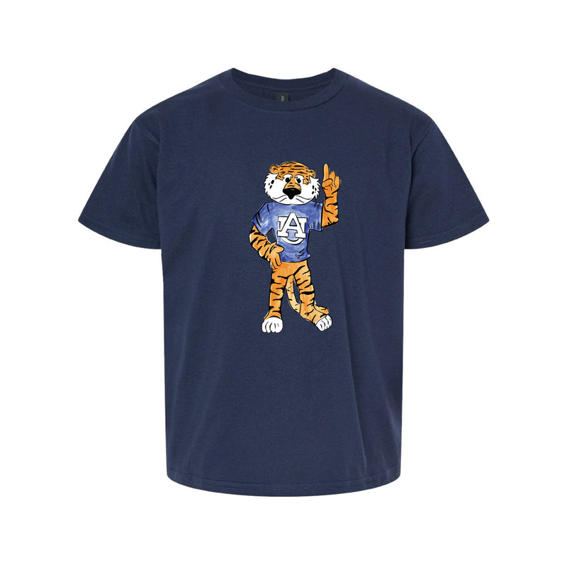 The Full Body Aubie | Youth Navy Tee