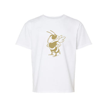 The Full Body Buzz Outline | Youth White Tee