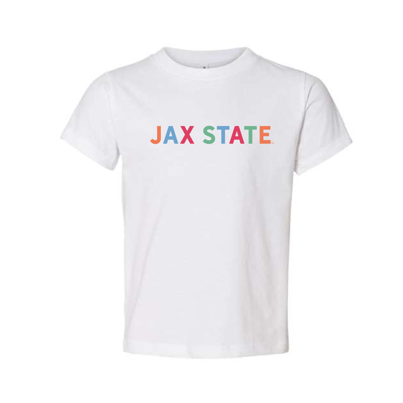 The Jax State Multi | Toddler White Tee