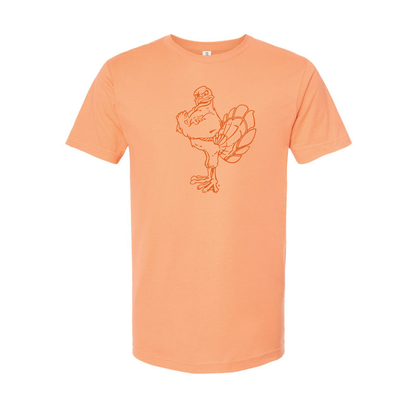 The Full Body Hokie Outline  | Cantaloupe Tee