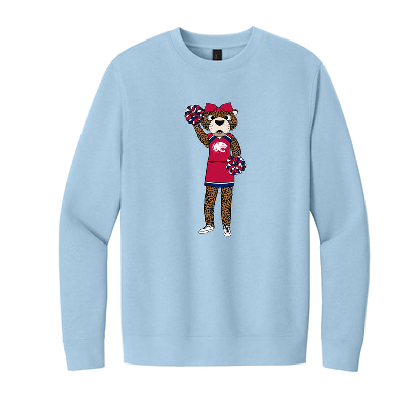 The Full Body Miss Pawla | Adult Ice Blue Sweatshirt