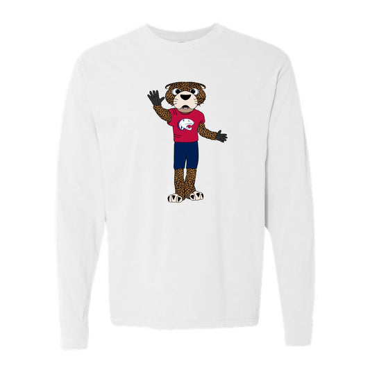 The Full Body South Paw | Adult White Long Sleeve Tee