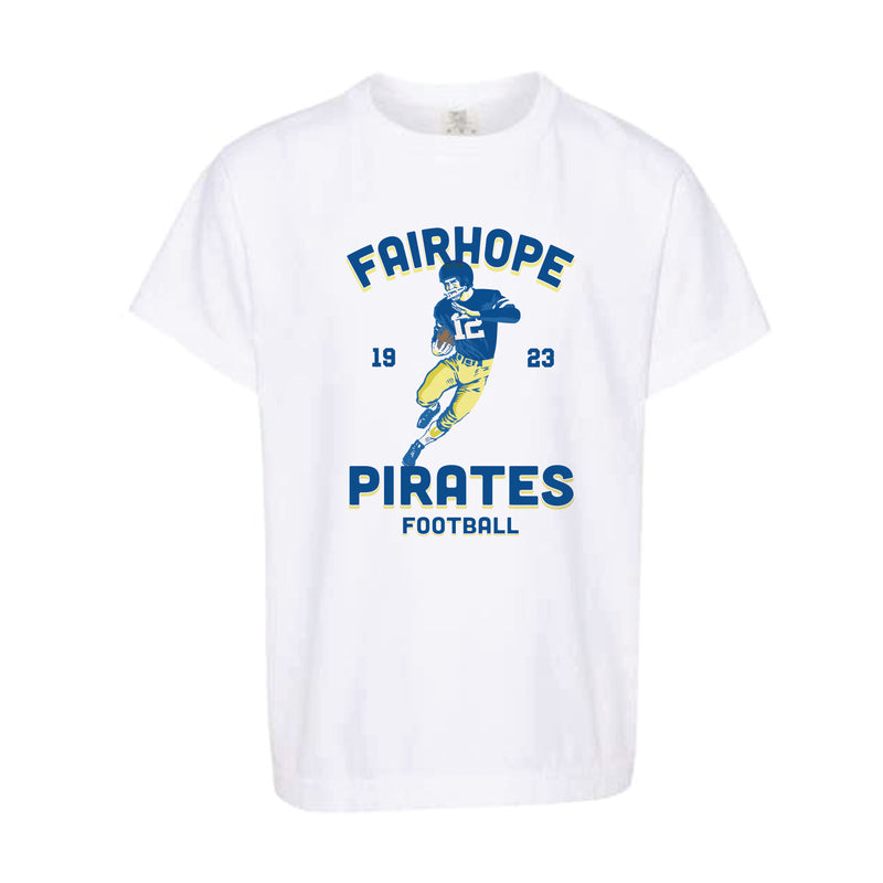 The Fairhope Football | Youth White Tee