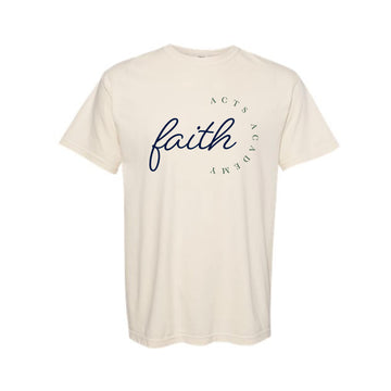 The Faith Script | Ivory Tee