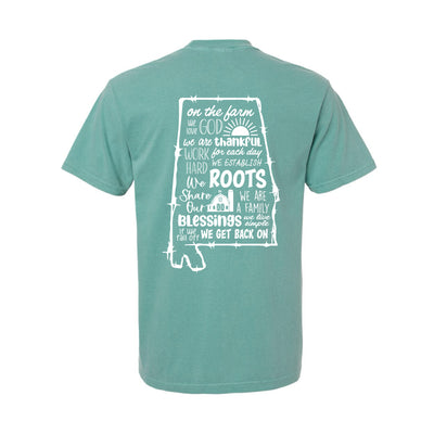 The Faith, Family, Farm | Seafoam Tee