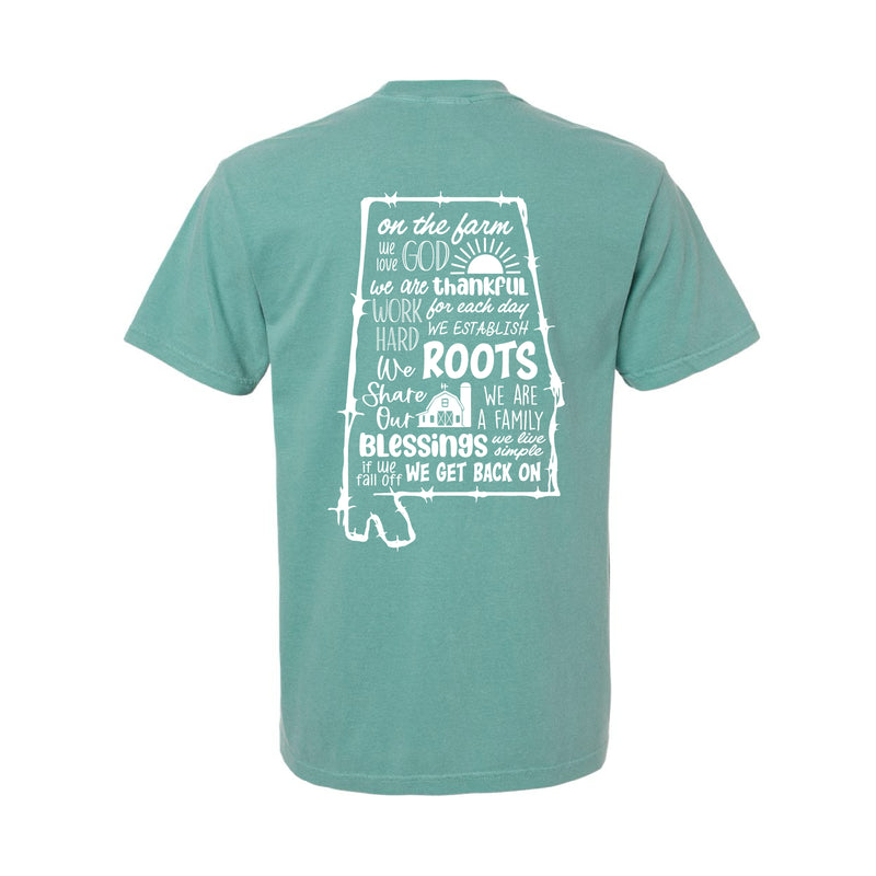 The Faith, Family, Farm | Seafoam Tee