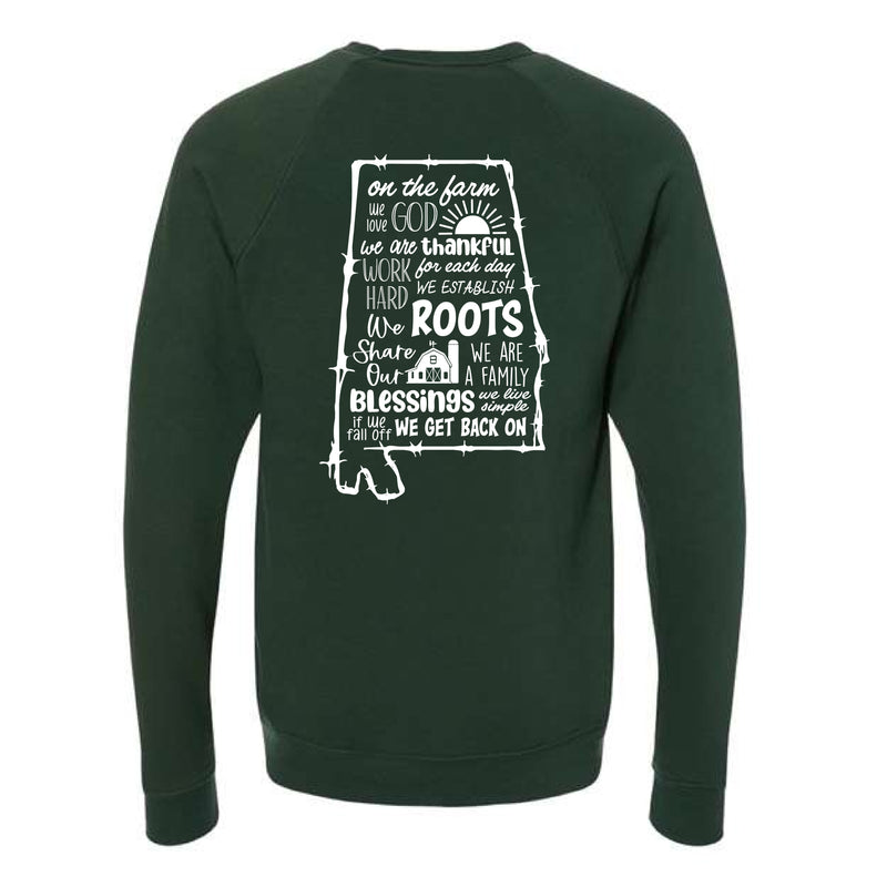 The Faith, Family, Farm | Forest Crewneck