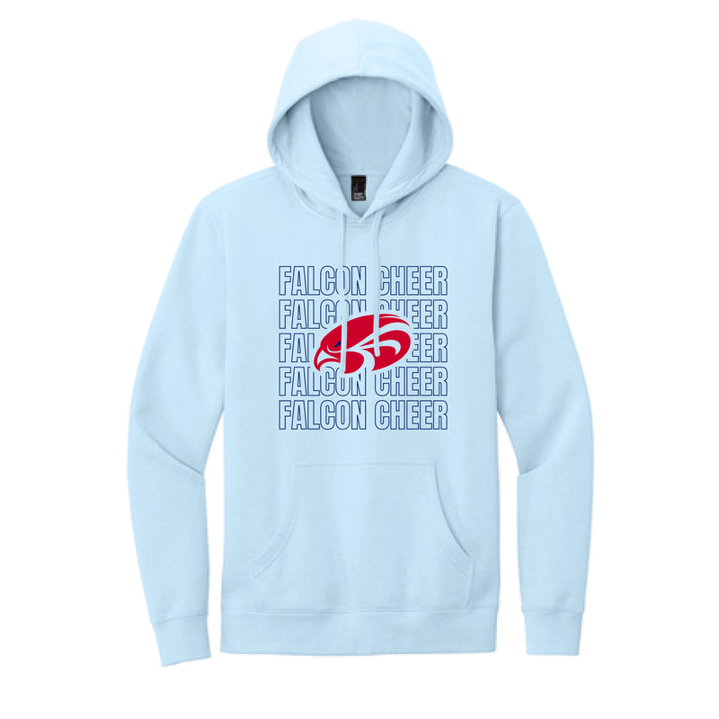 The Falcon Cheer Repeat | Ice Blue Hoodie