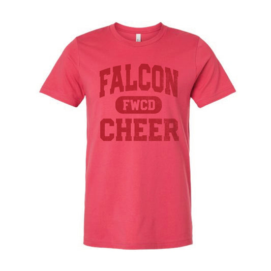 The Falcon Cheer | Adult Vintage Red Tee