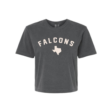 The Falcons Arch | Women's Pepper Boxy Tee