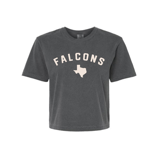 The Falcons Arch | Women's Pepper Boxy Tee