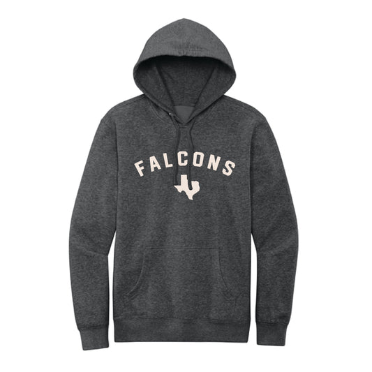 The Falcons Arch | Adult Heathered Charcoal Hoodie