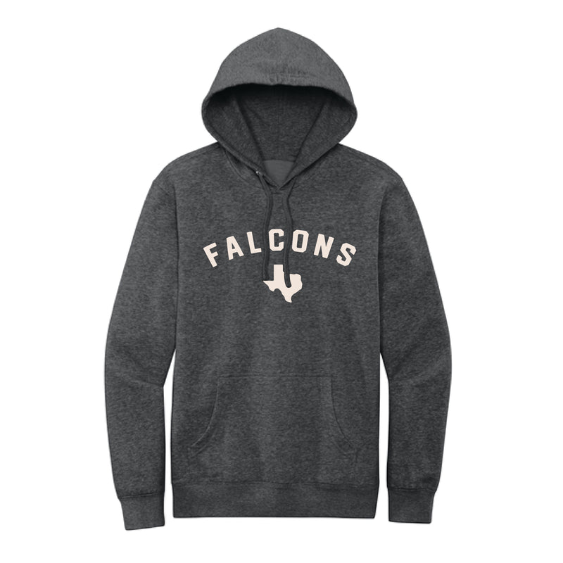The Falcons Arch | Adult Heathered Charcoal Hoodie