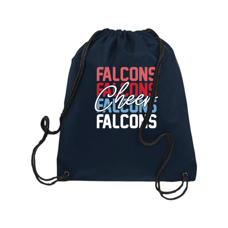 The Falcons Cheer Repeat | Navy Non-Woven Sportpack
