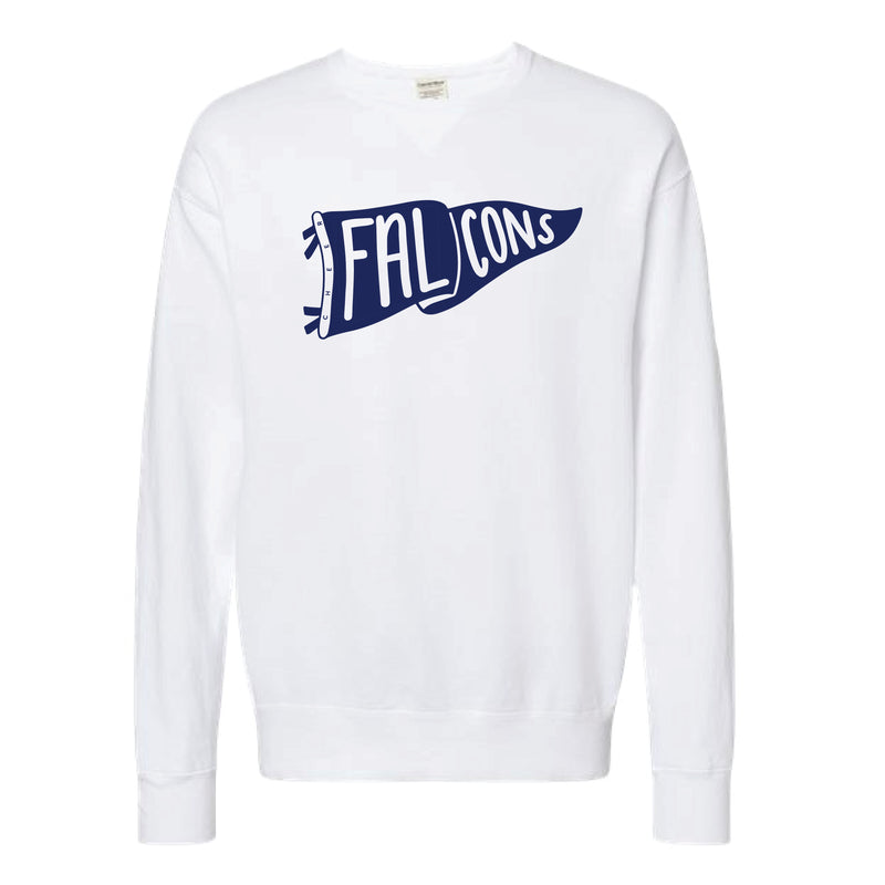 The Falcons Flag | White Crewneck Sweatshirt
