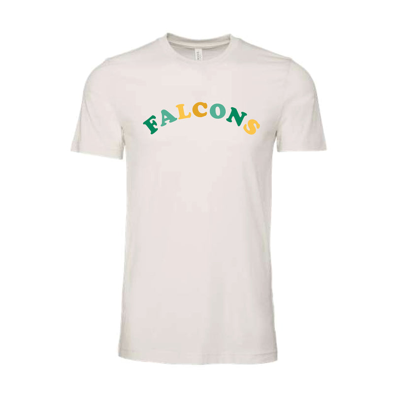 The Falcons Rainbow Arch | Vintage White Tee