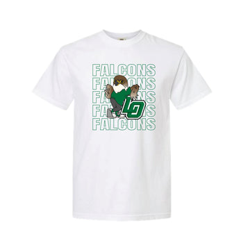 The Falcons Repeat | White Adult Tee