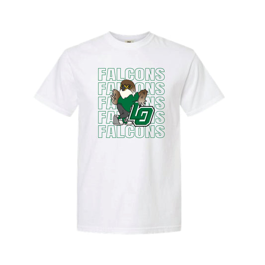 The Falcons Repeat | White Adult Tee