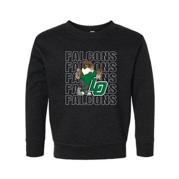 The Falcons Repeat | Toddler Black Sweatshirt