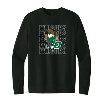 The Falcons Repeat | Adult Black Sweatshirt