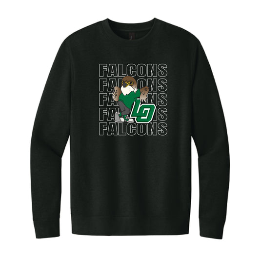 The Falcons Repeat | Adult Black Sweatshirt