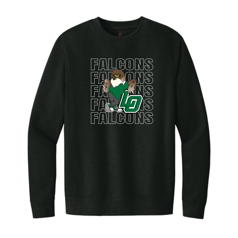 The Falcons Repeat | Adult Black Sweatshirt