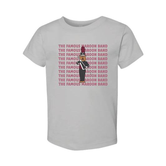The Famous Maroon Band | Toddler Solid Athletic Grey Tee