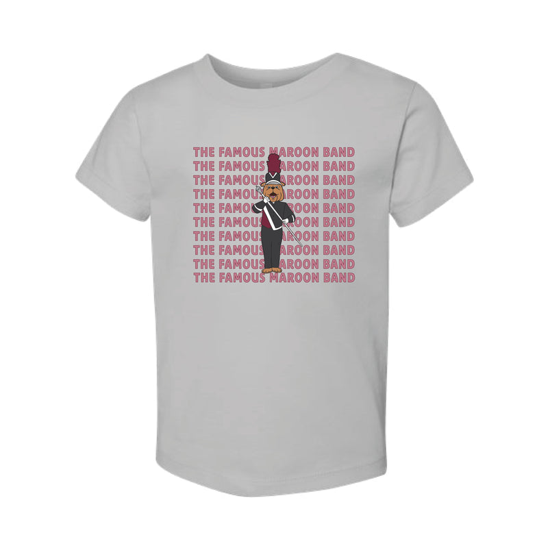 The Famous Maroon Band | Toddler Solid Athletic Grey Tee