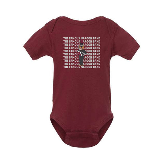 The Famous Maroon Band | Baby Maroon Onesie