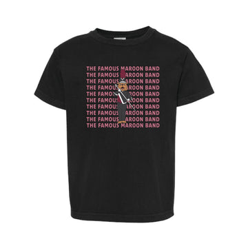 The Famous Maroon Band | Youth Black Tee