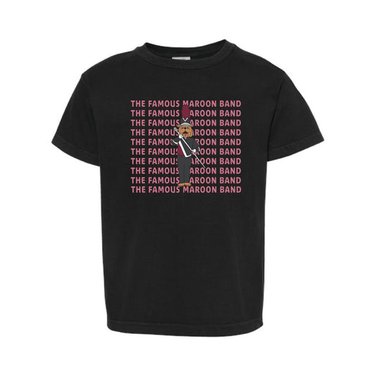 The Famous Maroon Band | Youth Black Tee