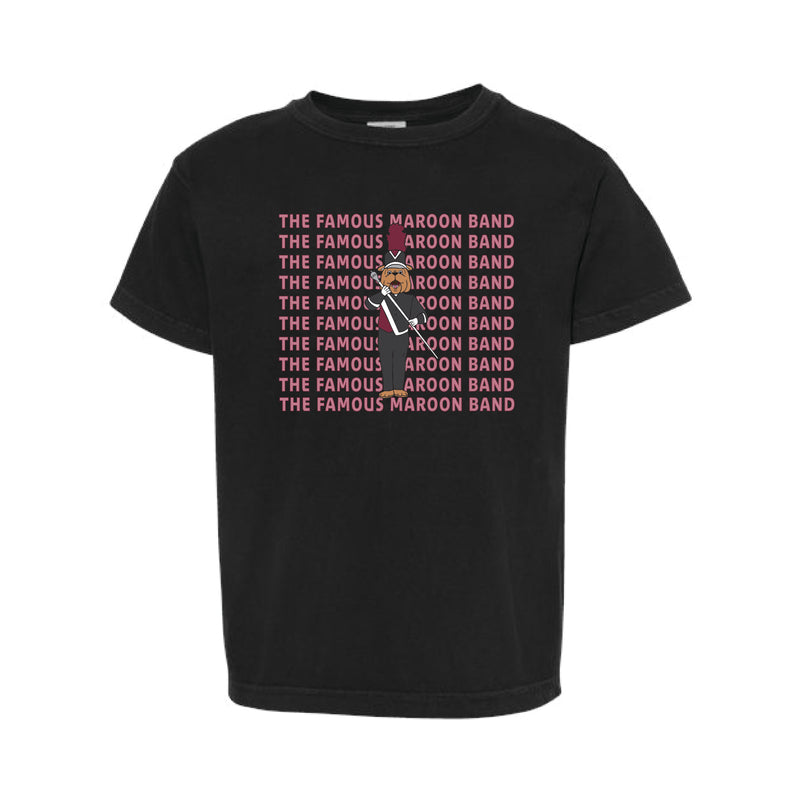 The Famous Maroon Band | Youth Black Tee