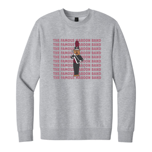 The Famous Maroon Band | Light Heather Grey Sweatshirt