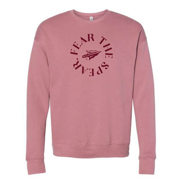 The Fear The Spear Circle | Mauve Sweatshirt