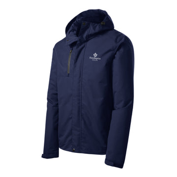 The First Baptist Dallas Logo | Embroidered True Navy Jacket