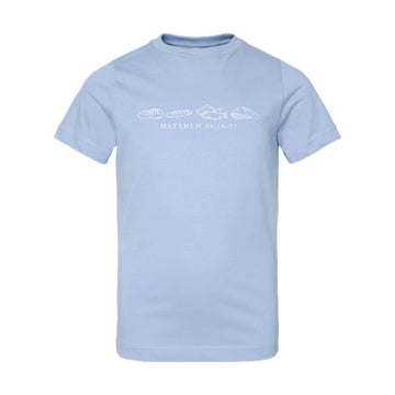 The Fish and Loaves | Youth Light Blue Tee