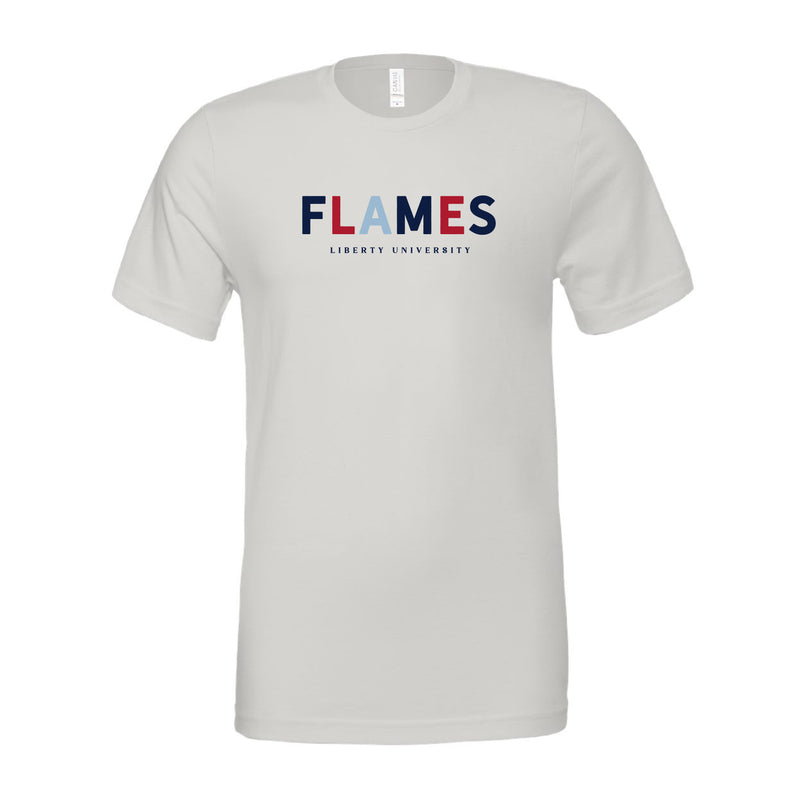 The Flames Multi | Silver Tee