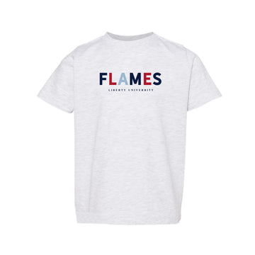 The Flames Multi | Toddler Ash Tee