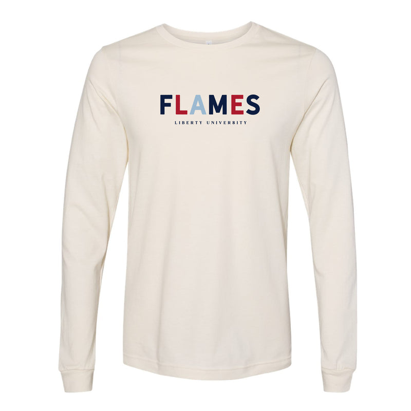 The Flames Multi | Natural Long Sleeve