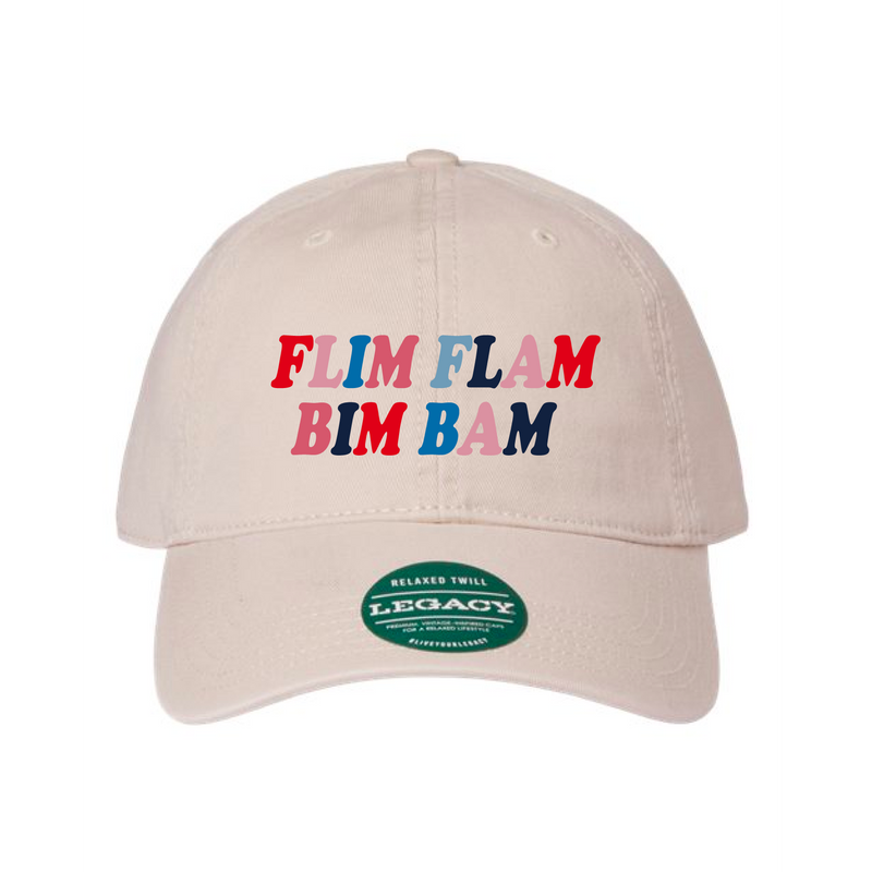 The Flim Flam Bim Bam Rainbow Embroidered | Stone Legacy Dad Hat