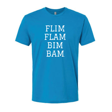The Flim Flam Bim Bam | Adult Turqouise Tee